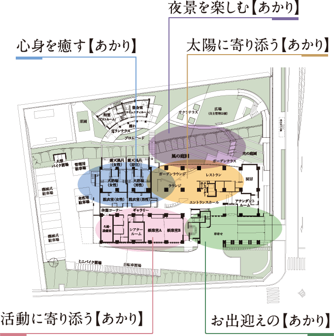照明計画概念図