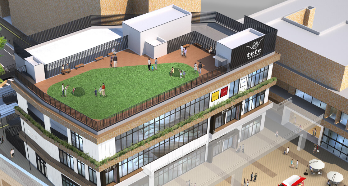 tete名谷（駅ビル）北ゾーン完成予想図