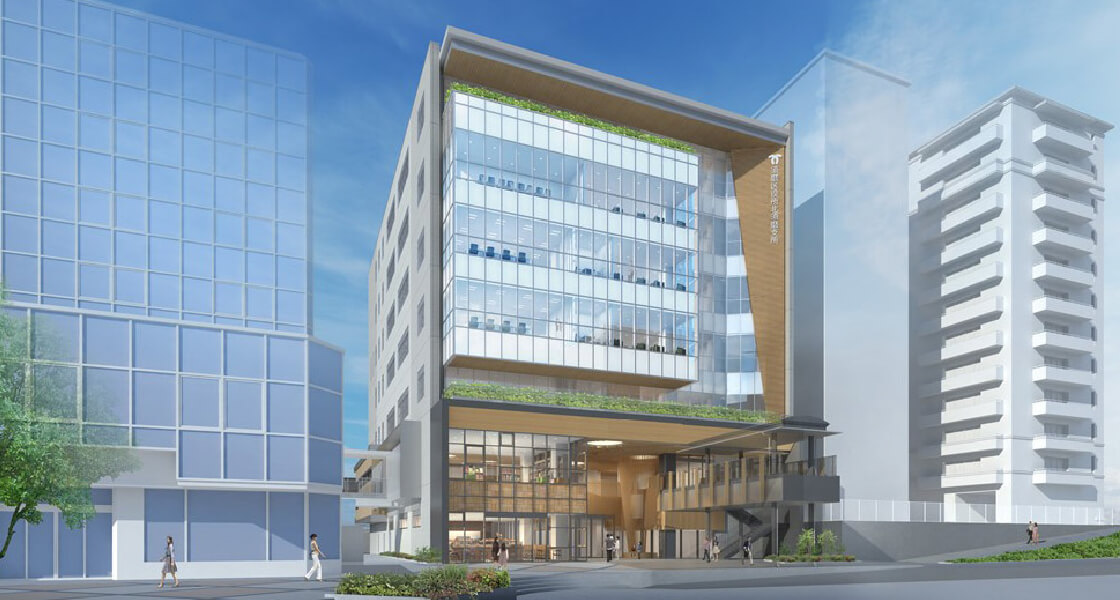 北須磨支所ビル完成予想図